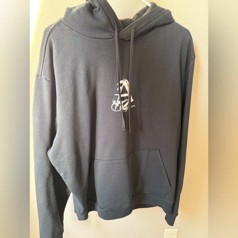 All saints Men's Black Hoodie